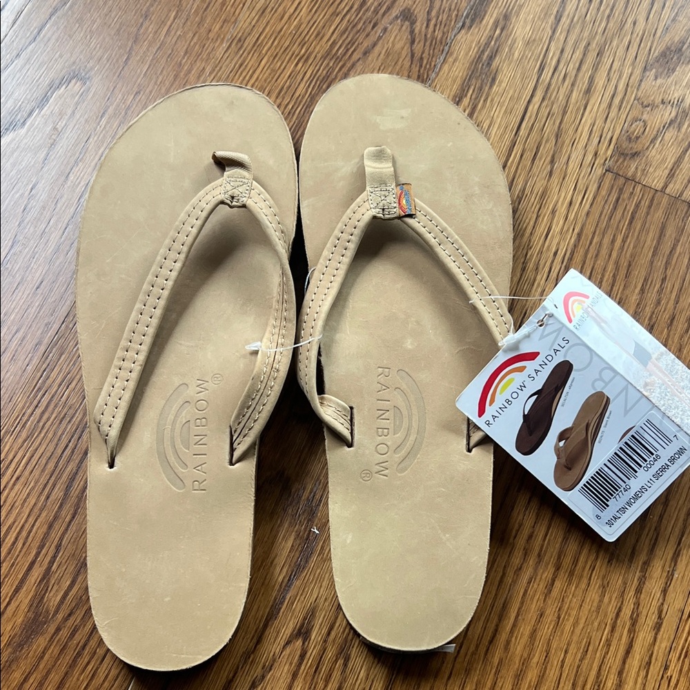 Rainbow Tan Sandals